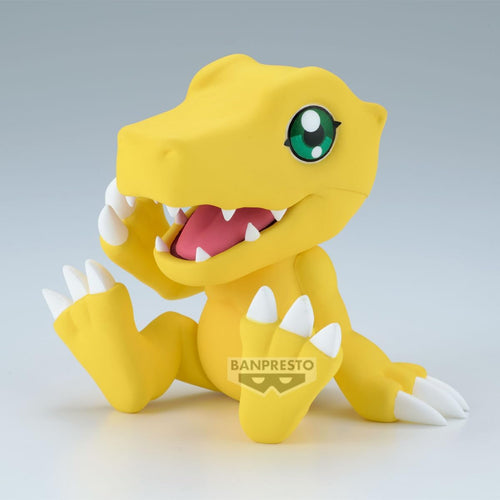 Banpresto Agumon Digimon Adventure Action Figure, Sofvimates Vol.2 9 cm, BP29517P Multicolor, Collectible Figure, Optimo for Anime Fans