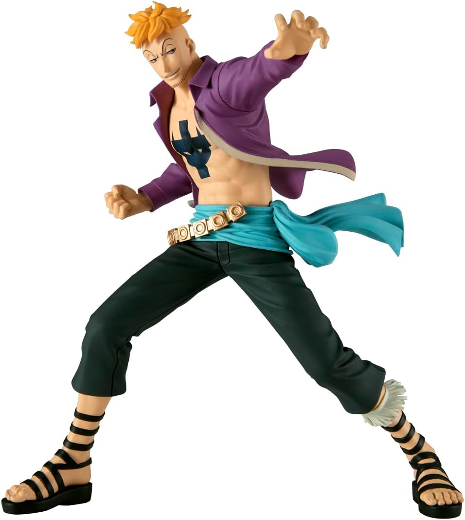 Banpresto Marco One Piece Action Figure - Battle Record Collection 14 cm - BP28934P Multicolor - Collectible Figure - Ideal for Anime Fans