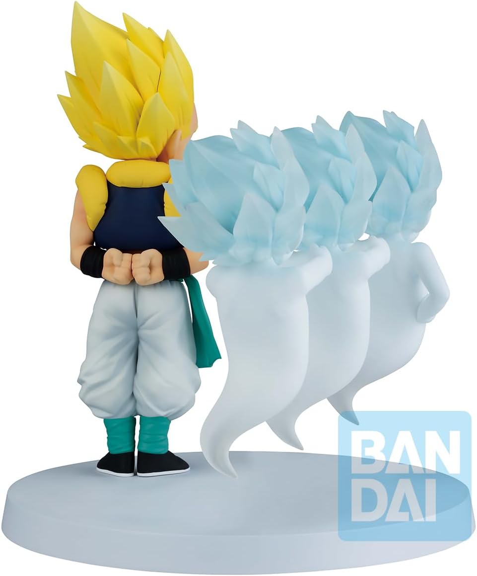 Ichibansho Dragon Ball Z Super Saiyan Gotenks & Ghost (Dragon History II) Revible Moment: Bandai Spirits Premium Collectible Statue - Fun and Detailed Figure, a Must-Have for DBZ Fans