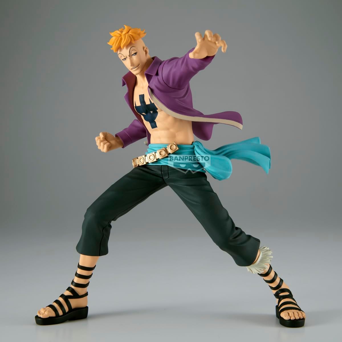 Banpresto Marco One Piece Action Figure - Battle Record Collection 14 cm - BP28934P Multicolor - Collectible Figure - Ideal for Anime Fans