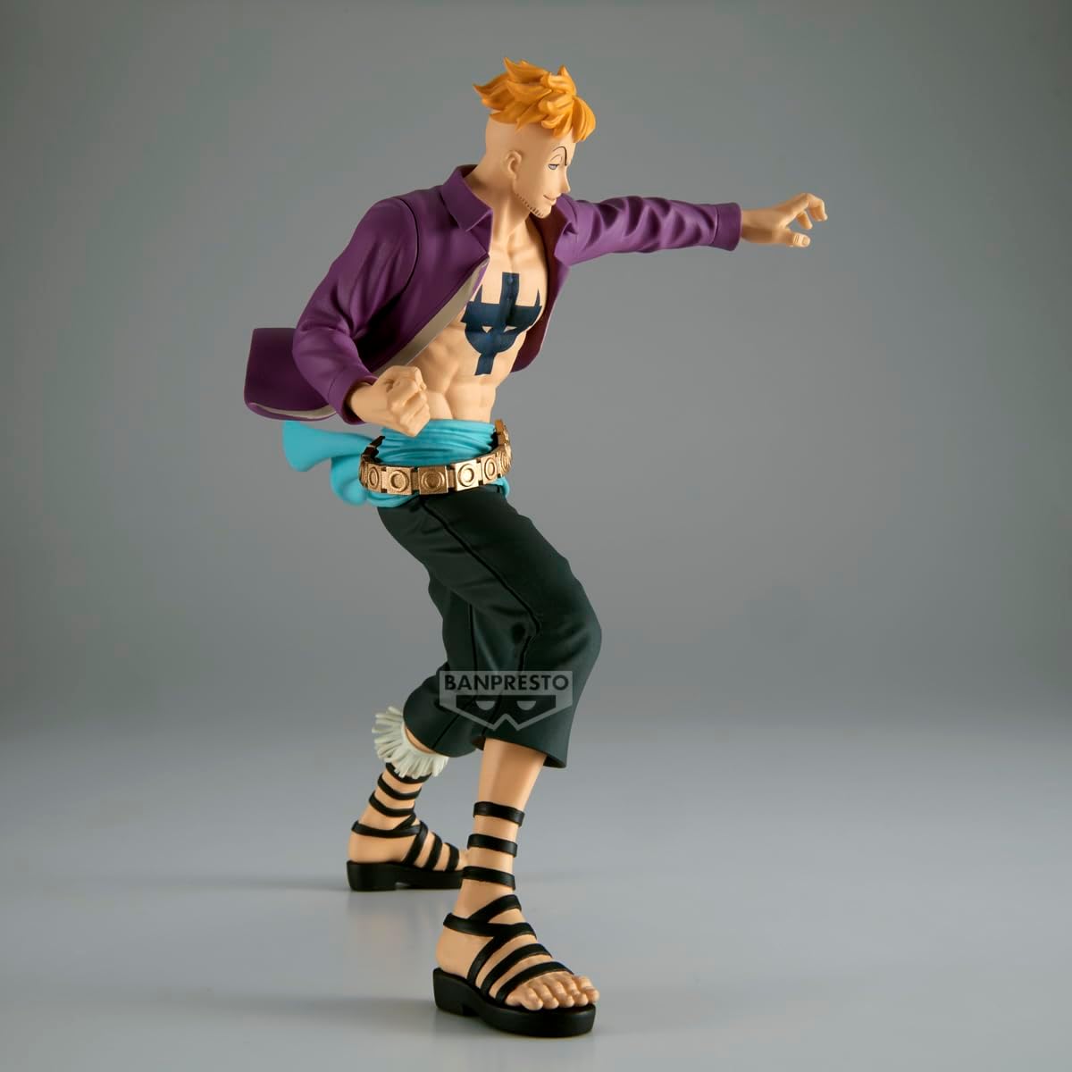 Banpresto Marco One Piece Action Figure - Battle Record Collection 14 cm - BP28934P Multicolor - Collectible Figure - Ideal for Anime Fans