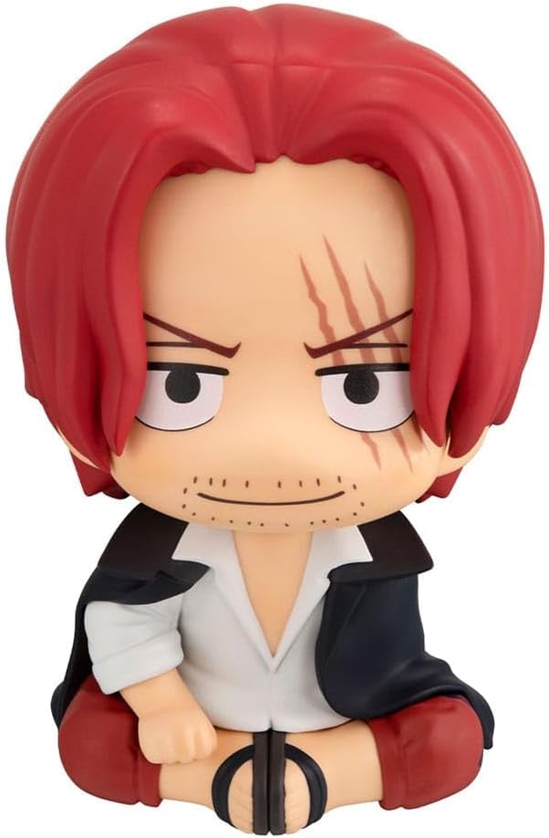 Megahouse, Lookup Shanks One Piece (with Gift) 11 cm, MH839542 Multicolor, Collectible Figure, Optima Gift for Anime Fans One Piece