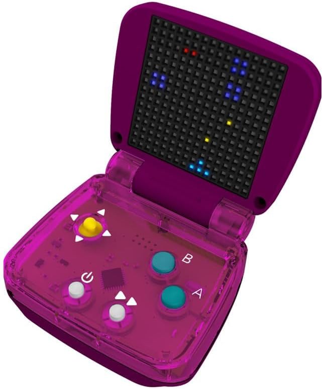 TAPTAP ARCADE FC34812 BANDAI - Multicolor- Dispositivo de juegos electrónico tamaño de Palma - maquina recreativa retro, incluye 10 divertidos videojuegos, Regalo para Mayores de 5 años