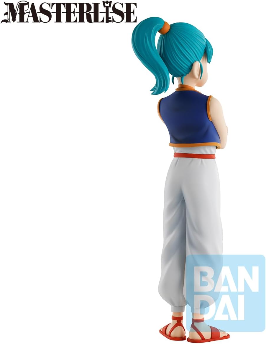Ichibansho Dragon Ball Masterlise Bulma (Goku Training) - Bandai Spirits Collectible Statue - Premium PVC figure, essential piece for a complete diorama of the Dragon Ball start.