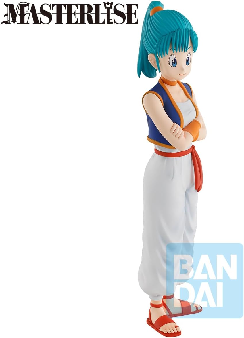 Ichibansho Dragon Ball Masterlise Bulma (Goku Training) - Bandai Spirits Collectible Statue - Premium PVC figure, essential piece for a complete diorama of the Dragon Ball start.