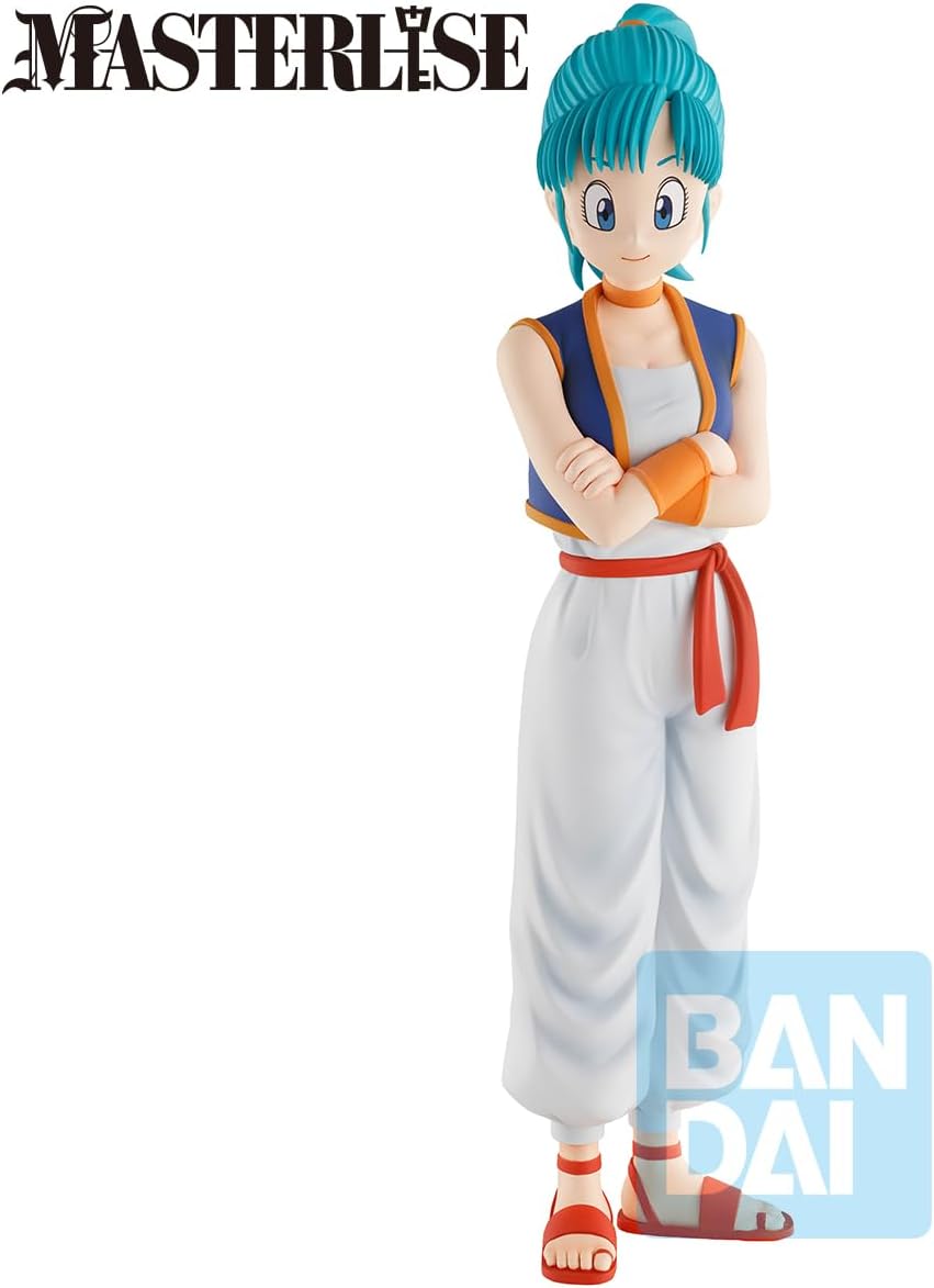 Ichibansho Dragon Ball Masterlise Bulma (Goku Training) - Bandai Spirits Collectible Statue - Premium PVC figure, essential piece for a complete diorama of the Dragon Ball start.