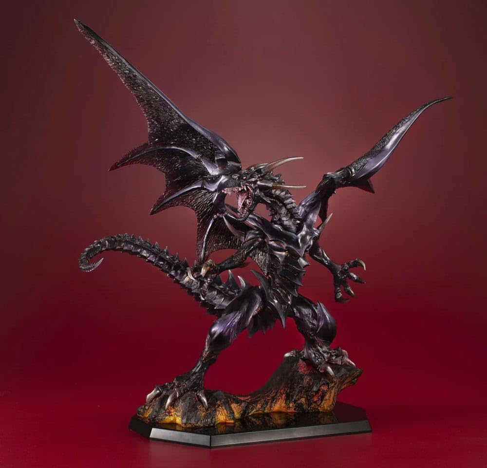 Megahouse MH839511 Black Dragon Yu-Gi-Oh, Holographic, Multicolor, Collectible Figure, Optimal for Yu-Gi-Oh Anime Fans