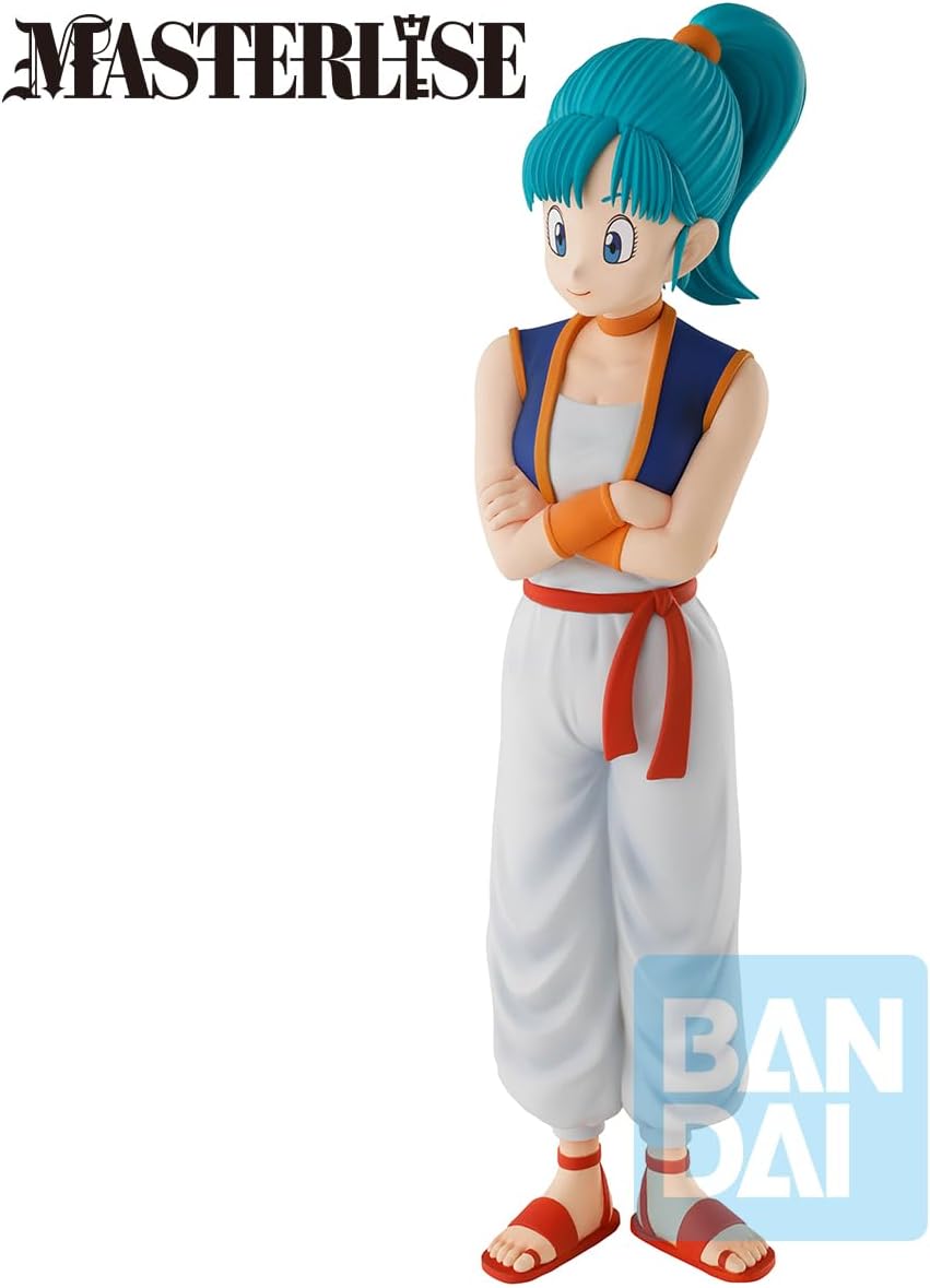 Ichibansho Dragon Ball Masterlise Bulma (Goku Training) - Bandai Spirits Collectible Statue - Premium PVC figure, essential piece for a complete diorama of the Dragon Ball start.