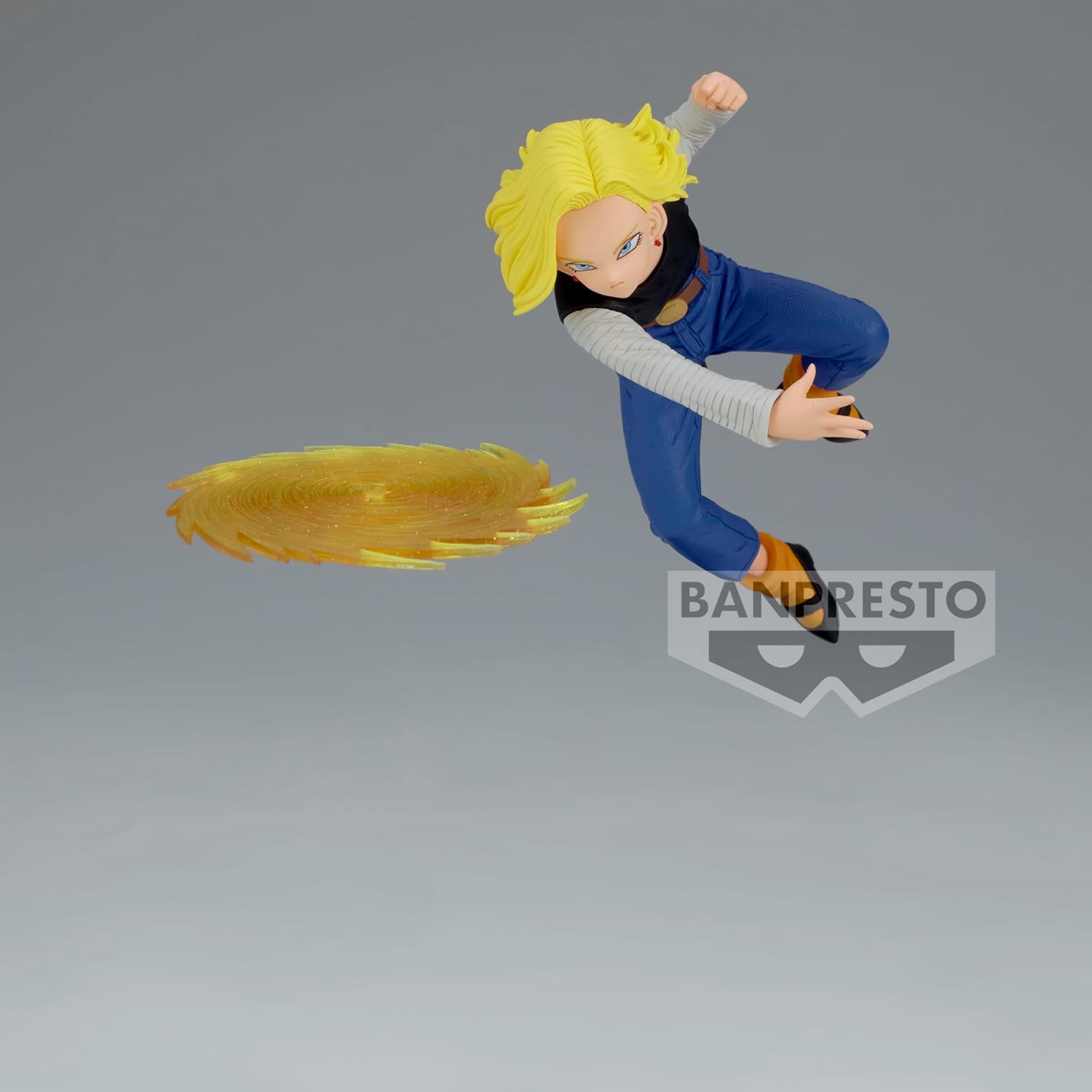 Banpresto Android 18 Dragon Ball Z Action Figure - Gxmateria 13 cm - Multicolor BP89294P - Collectible Figure - Ideal for Anime fans.