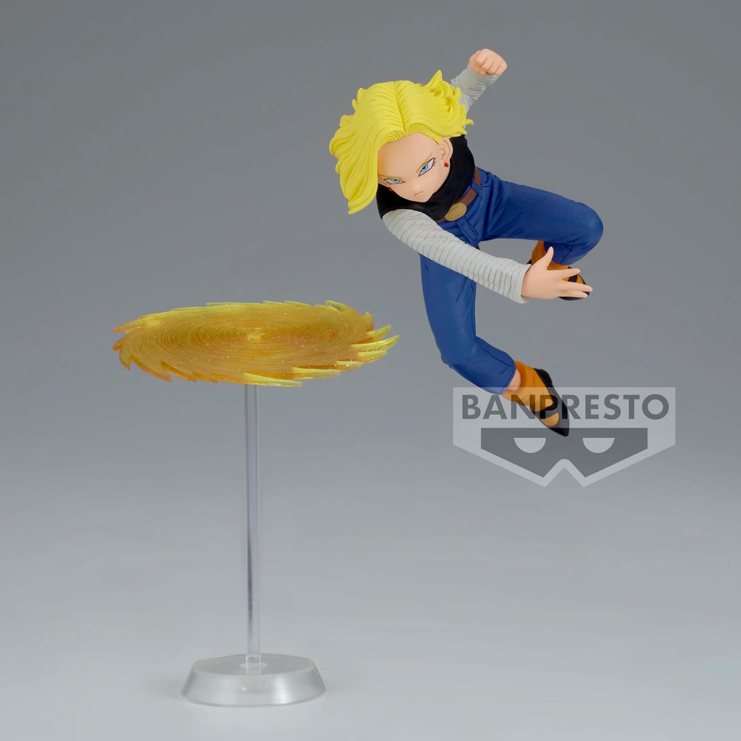 Banpresto Android 18 Dragon Ball Z Action Figure - Gxmateria 13 cm - Multicolor BP89294P - Collectible Figure - Ideal for Anime fans.