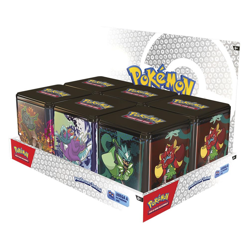 Pokémon TCG - Fall EX Tin 2025 Collector's Box with Promo EX Card + 4 Booster Envelopes Official Pokemon Product - Great for Kids and Collectors