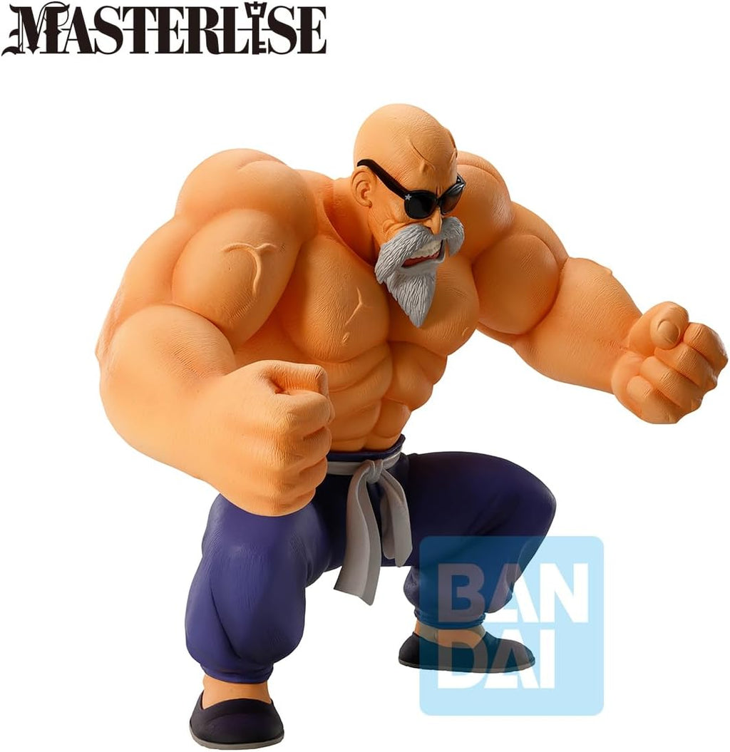 Ichibansho Dragon Ball Masterlise Master Roshi (Training) - Bandai Spirits Premium Collectible Statue - Classic Dragon Ball Story Collectors Essential Figure