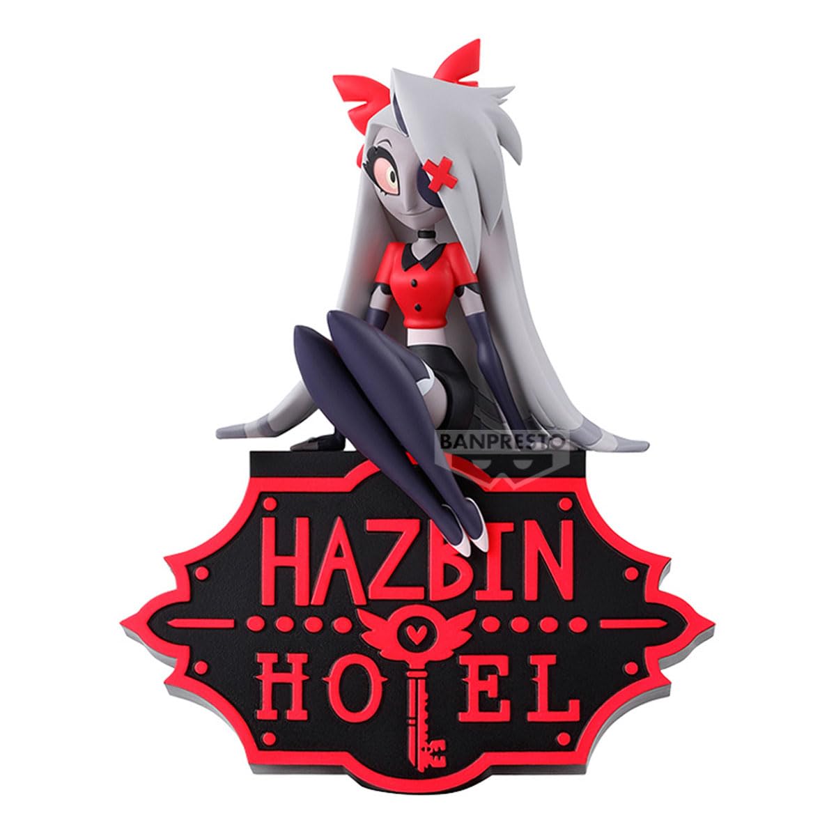 Banpresto Alastor Hazbin Hotel Action Figure - Monitor Top (Ver.A) 17cm - BP29780P Multicolor - Collectible Figure - Ideal for Anime Fans
