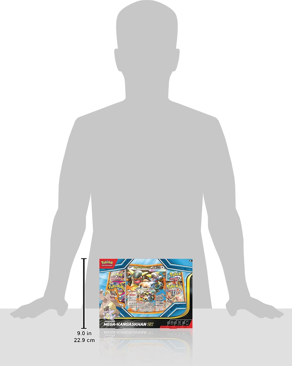 Pokémon: Mega-Kangaskhan ex Collection (1 Holographic Promotion Card, 1 Oversized 3D Effect Promo Card and 4 Upgrade Envelopes)