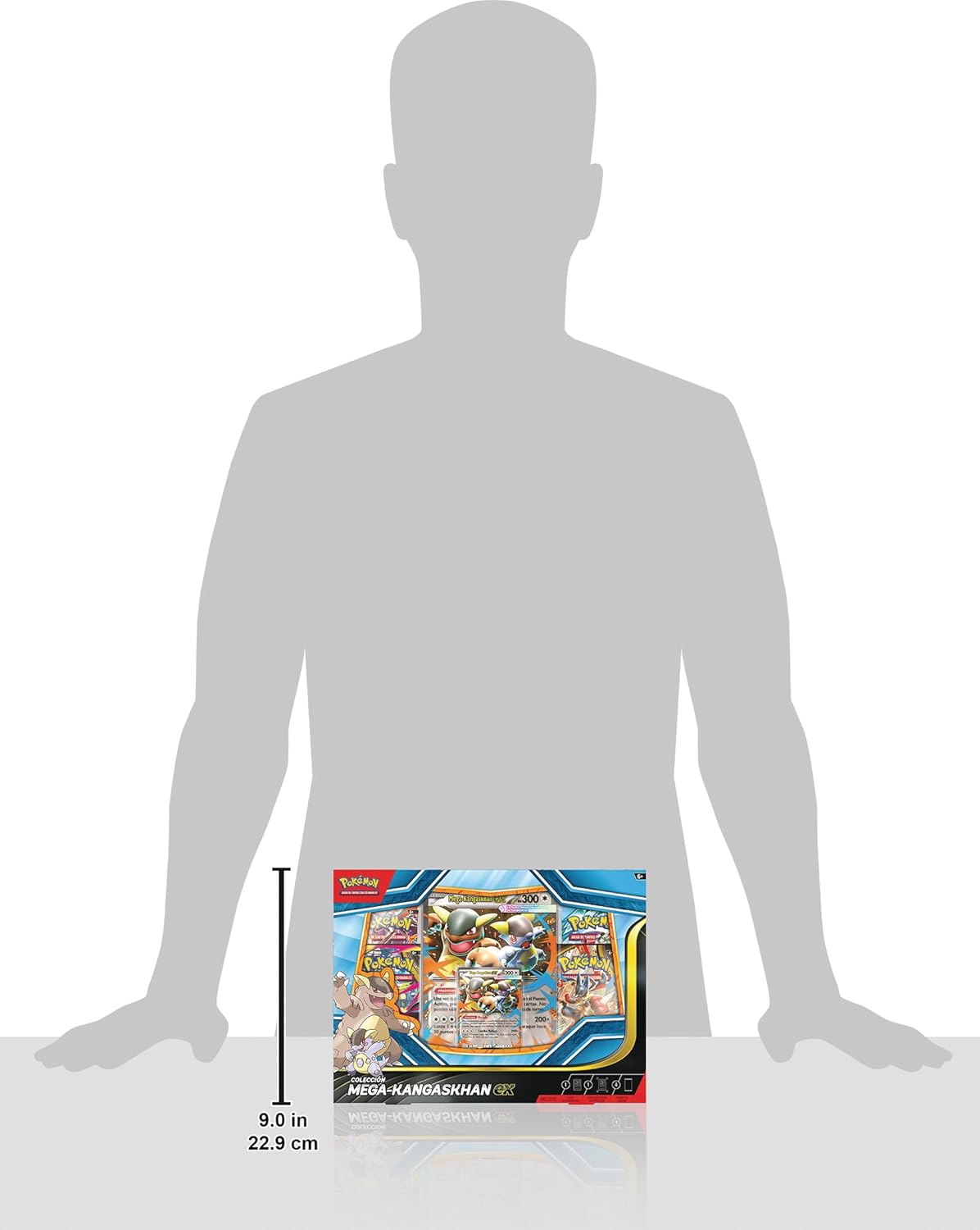 Pokémon: Mega-Kangaskhan ex Collection (1 Holographic Promotion Card, 1 Oversized 3D Effect Promo Card and 4 Upgrade Envelopes)