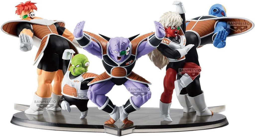 Banpresto Ginyu Dragon Ball Z Action Figure - Solid Edge Works 10 cm, Multicolor, BP29080P Collectible Statue - Optimal for Anime Fans