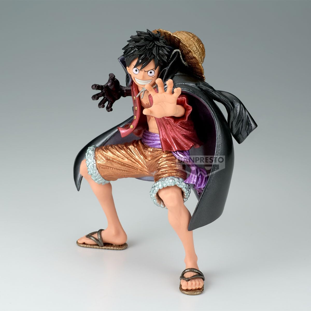 Banpresto Monkey D. Luffy One Piece Action Figure, King of Artist, Land of Wano II Special Ver.- 19 cm, BP29646P Multicolor, Collectible Figure, Optimo for Anime Fans