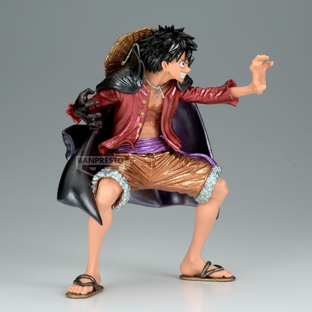 Banpresto Monkey D. Luffy One Piece Action Figure, King of Artist, Land of Wano II Special Ver.- 19 cm, BP29646P Multicolor, Collectible Figure, Optimo for Anime Fans