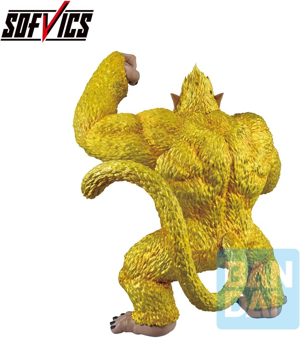 Ichibansho IS67097 Golden Great Ape Goku (Vs Omnibus Ultimate) Dragon Ball Action Figure, 29 cm, Multicolor, Collectible Figure, Optimal for Anime Fans