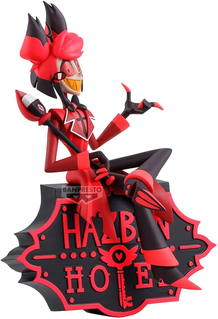 Banpresto Alastor Hazbin Hotel Action Figure - Monitor Top (Ver.A) 17cm - BP29780P Multicolor - Collectible Figure - Ideal for Anime Fans