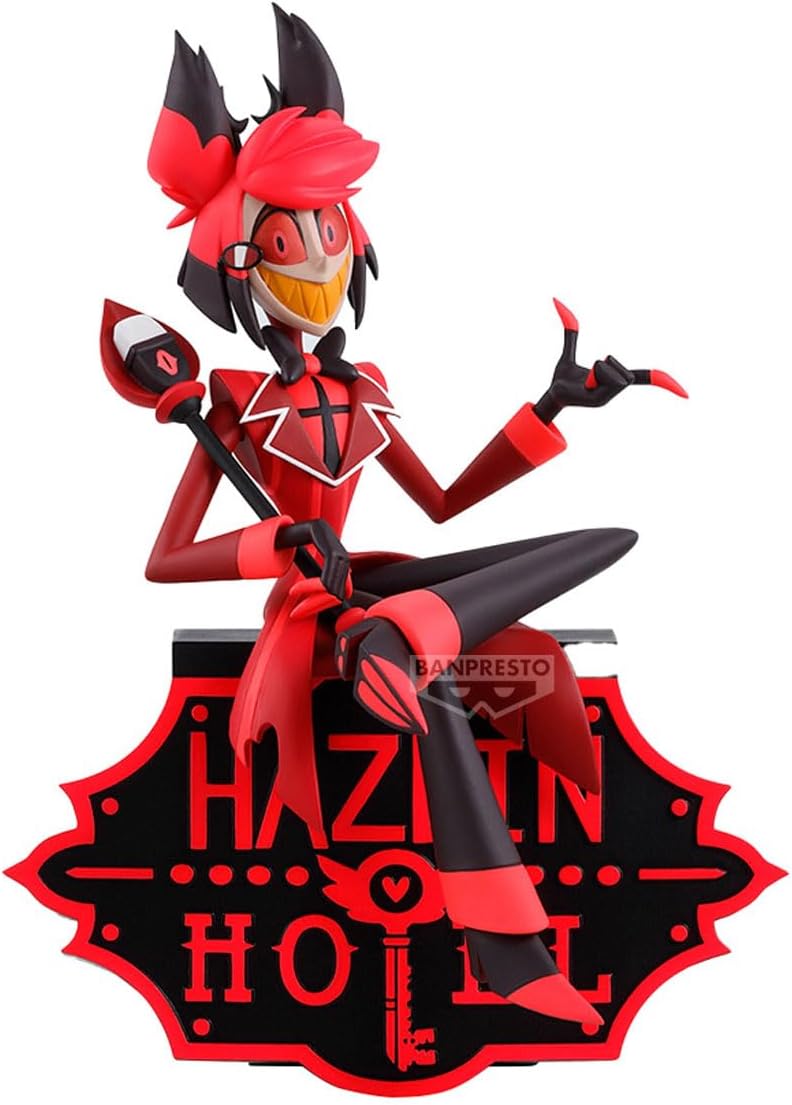 Banpresto Alastor Hazbin Hotel Action Figure - Monitor Top (Ver.A) 17cm - BP29780P Multicolor - Collectible Figure - Ideal for Anime Fans
