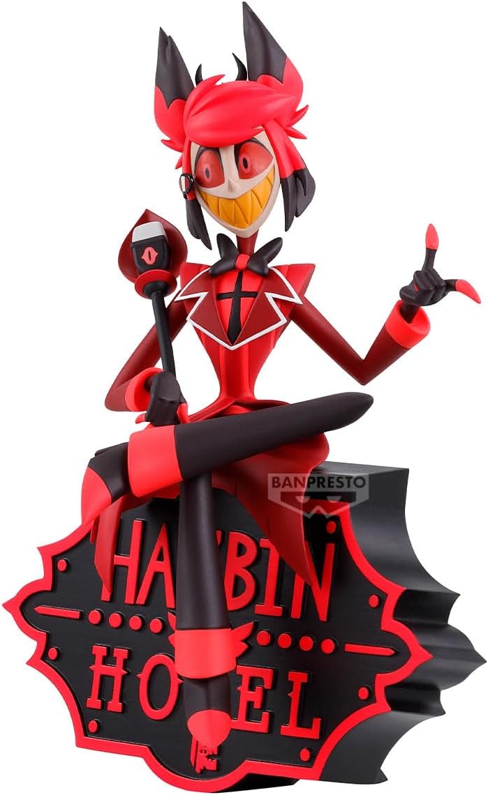 Banpresto Alastor Hazbin Hotel Action Figure - Monitor Top (Ver.A) 17cm - BP29780P Multicolor - Collectible Figure - Ideal for Anime Fans