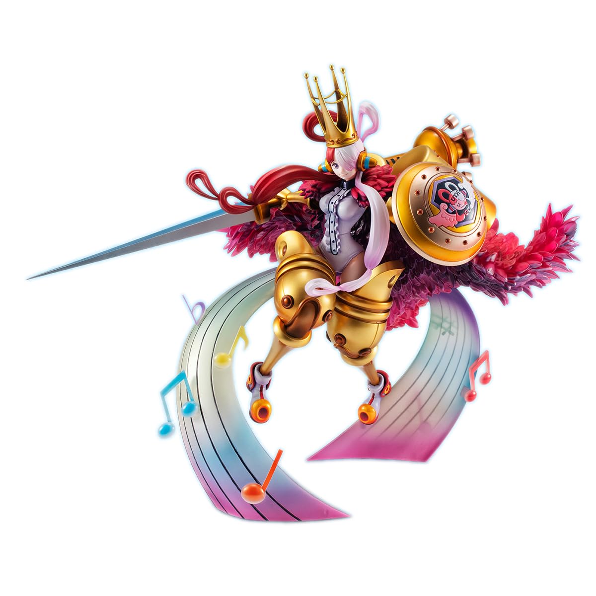 Megahouse Dragon Ball Z Desktop Real Mccoy EX - Son Goku, Son Gohan & Robot: Premium Collectible Diorama Figure Statue & Detail, Great for DBZ Collectors