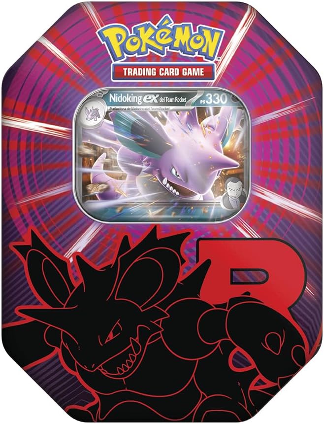 Pokémon TCG - Fall EX Tin 2025 Collector's Box with Promo EX Card + 4 Booster Envelopes Official Pokemon Product - Great for Kids and Collectors