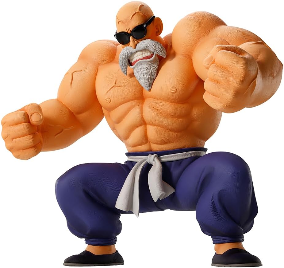 Ichibansho Dragon Ball Masterlise Master Roshi (Training) - Bandai Spirits Premium Collectible Statue - Classic Dragon Ball Story Collectors Essential Figure