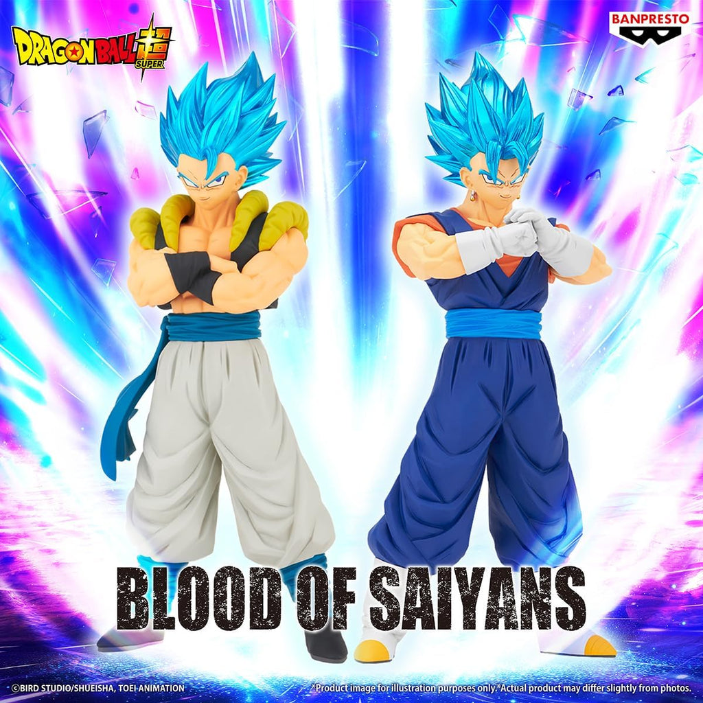 Banpresto Vegito Dragon Ball Super Action Figure - Blood of Saiyans 20 cm - BP29906P Multicolor - Collectible Figure - Ideal for Anime Fans