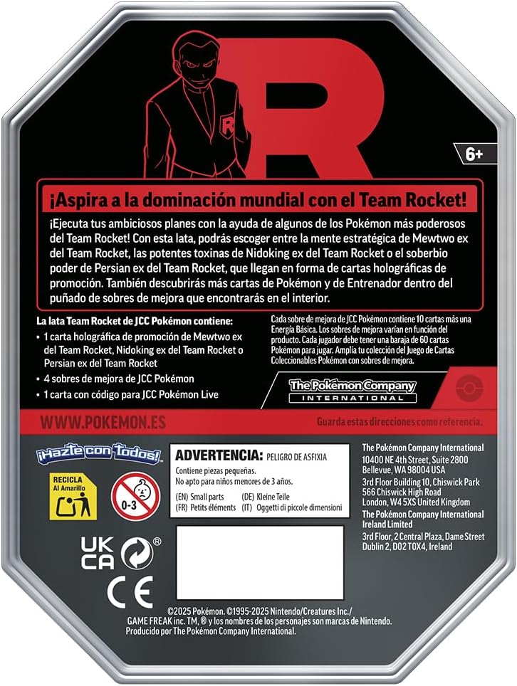 Pokémon TCG - Fall EX Tin 2025 Collector's Box with Promo EX Card + 4 Booster Envelopes Official Pokemon Product - Great for Kids and Collectors