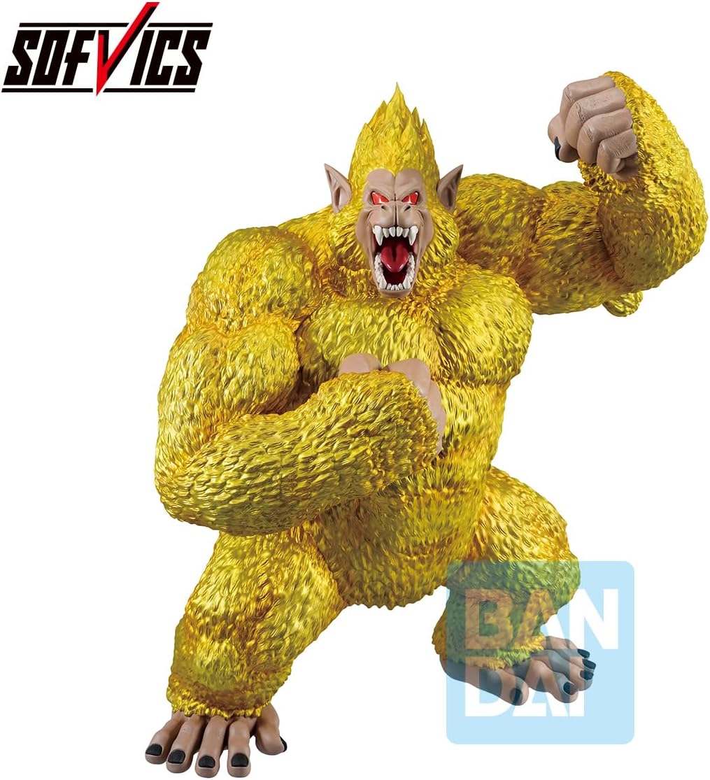 Ichibansho IS67097 Golden Great Ape Goku (Vs Omnibus Ultimate) Dragon Ball Action Figure, 29 cm, Multicolor, Collectible Figure, Optimal for Anime Fans