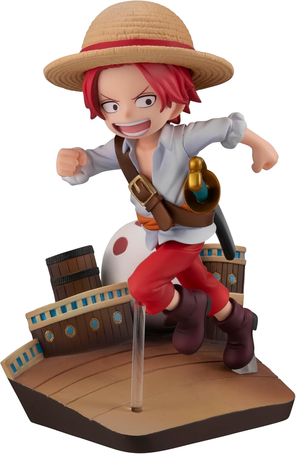 Megahouse, Shanks Run! Run! One Piece, G.E.M. Series, 12 cm, MH840241, Multicolor, Collectible Figure, Optima for Anime Fans