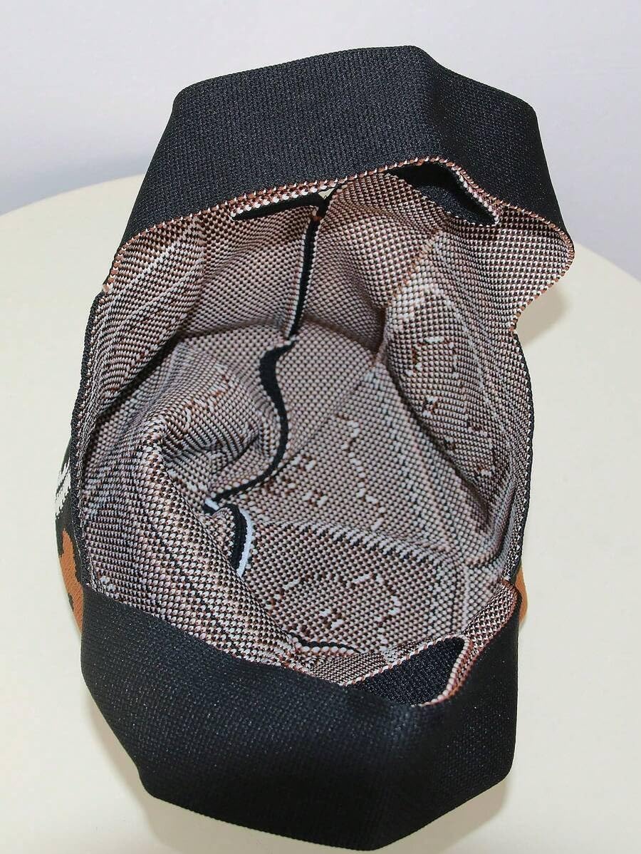 Swing Bag Woman – Women Doll Knot Small Bag Crochet Wristlet Handbag Hand Bag Aesthetic Cute Knitted Purse – Women's Handbags For Girls