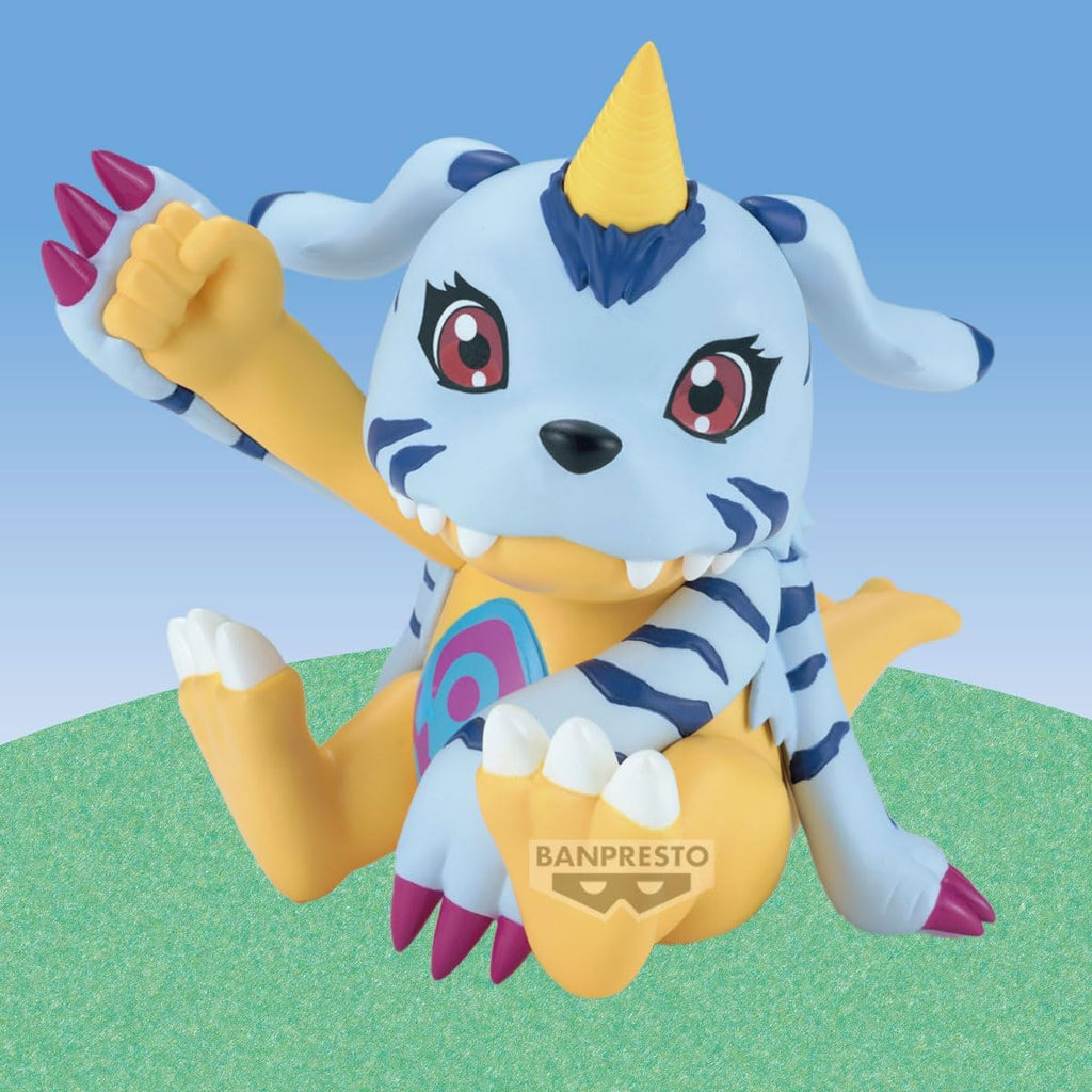 Banpresto Gabumon Digimon Adventure Action Figure, Sofvimates 11 cm, BP29752P Multicolor, Collectible Figure, Optimo for Anime Fans