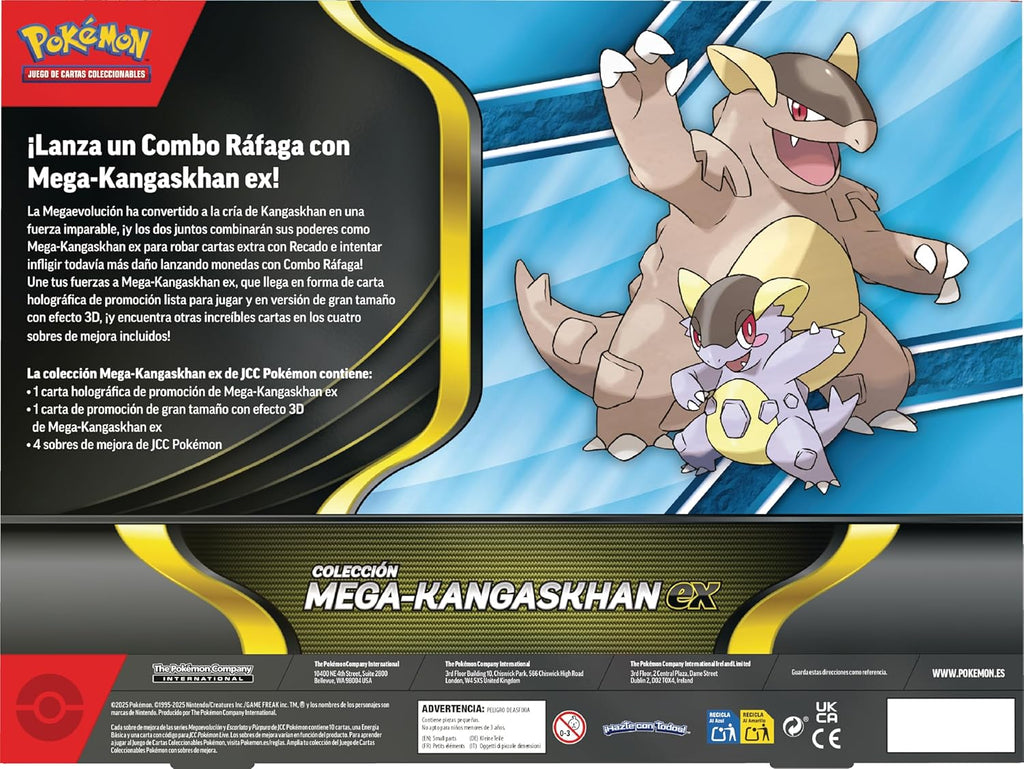Pokémon: Mega-Kangaskhan ex Collection (1 Holographic Promotion Card, 1 Oversized 3D Effect Promo Card and 4 Upgrade Envelopes)