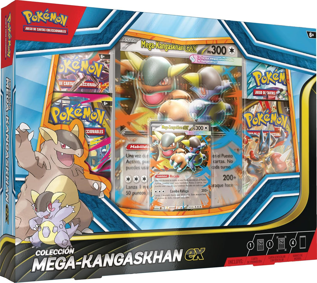 Pokémon: Mega-Kangaskhan ex Collection (1 Holographic Promotion Card, 1 Oversized 3D Effect Promo Card and 4 Upgrade Envelopes)